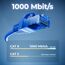 deleyCON 20m CAT.6 Ethernet Gigabit Lan Netzwerkkabel RJ45 CAT6 Kabel Patchkabel Kompatibel zu CAT.5 CAT.5e CAT.6a Cat.7 - Blau