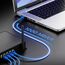 deleyCON 0,5m Netzwerkkabel Cat6-1000 Mbit (Kupfer, S/FTP, Halogenfrei) RJ45 Gigabit Patchkabel Ethernet LAN Kabel Cable - für DSL Internet WLAN Switch Router Modem Patchpanel POE - Blau