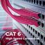 deleyCON 1m Netzwerkkabel Cat6-1000 Mbit (Kupfer, S/FTP, Halogenfrei) RJ45 Gigabit Patchkabel Ethernet LAN Kabel Cable - für DSL Internet WLAN Switch Router Modem Patchpanel POE - Magenta