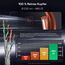 HB-DIGITAL 500m CAT.7 Netzwerkkabel LAN Kabel Verlegekabel AWG 23 Reines Kupfer S/FTP PiMF LSZH Halogenfrei RoHS-Compliant Ethernet Installationskabel Datenkabel PoE 10Gbit/s GHMT Zertifiziert Orange
