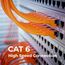 deleyCON 25m Netzwerkkabel Cat6-1000 Mbit (Kupfer, S/FTP, Halogenfrei) RJ45 Gigabit Patchkabel Ethernet LAN Kabel Cable - für DSL Internet WLAN Switch Router Modem Patchpanel POE - Orange