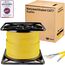 HB-DIGITAL 100m CAT 7 Netzwerkkabel LAN Kabel Verlegekabel Ethernet Installationskabel 10 Gbit/s - reines Kupfer AWG23 S/FTP - GHMT Zertifiziert LSZH Datenkabel Duplex - Gelb
