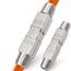 HB-DIGITAL 2x CAT 7 LSA werkzeugloser Netzwerkkabel Verbinder CAT 7 STP feldkonfektionierbare Kupplung Adapter Verlängerung für LAN Verlegekabel Ethernet Installationskabel