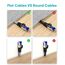 BUSOHE Cat 8 LAN Kabel 0,5m (5-Stück), 40Gbps 2000MHz Ethernet Kabel Netzwerkkabel, Flach Hochgeschwindigkeits Gigabit RJ45 Patchkabel, Geflochtener Internet Kabel Kompatibel mit PC, Router, Modem