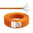 ARLI CAT 7 Verlegekabel 50m Netzwerkkabel CAT.7 LAN Halogenfrei Installationskabel SFTP S/FTP CAT7 PIMF Kabel Netzwerk Verkabelung Datenkabel AWG23/1 geschirmt Gigabit Kupfer Ethernet Klasse F 50 m