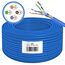 ARLI Cat8.1 Verlegekabel 100m | S/FTP doppelt geschirmt | bis zu 40 Gbit/s & 2000 MHz | Halogenfrei LSZH | AWG 23 Massivleiter | PoE+ & Multimedia | Metermarkierung | Ethernet Netzwerkkabel Cat8