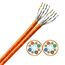 ARLI Cat7 Verlegekabel 100 m Netzwerkkabel duplex inkl Abisoliermesser CAT.7 LAN Halogenfrei Installationskabel twin SFTP CAT7 PIMF Kabel Netzwerk Verkabelung Datenkabel geschirmt AWG23/1 Kupfer 100m