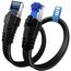 Ethernet Kabel 15M, Cat 8 40Gbps 2000MHz Hochgeschwindigkeits Netzwerkkabel, Lang RJ45 Lan Kabel Gigabit Patchkabel, Flach Nylongeflecht Internet Kabel für Switch, PC, TV, Modem, Geschenk für Gamer