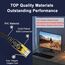 LAN Kabel 20m Cat 7 Netzwerkkabel 20 Meter Flach Patchkabel Outdoor Gigabit 10Gbps 600MHz Hochgeschwindigkeits S/FTP PIMF Schirmung mit RJ45 Stecker Ethernet Kabel für Switch Router Modem (20 Clips)