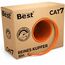 Germany B.e.s.t CAT 7 50M Duplex Netzwerkkabel Verlegekabel Kupfer LAN Kabel Ethernetkabel S/FTP 10 Gbit/s Kat 7 reines Kupfer Datenkabel PoE+ LSZH Datenkabel