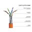 BIGtec CAT 7 Netzwerkkabel Verlegekabel LAN Kabel 200m CAT7 PiMF halogenfrei Zertifiziert GHMT BauPVO Eca POE orange Netzwerk Installationskabel Datenkabel
