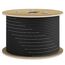 HB-DIGITAL 500m CAT 7 Netzwerkkabel Outdoor LAN Kabel Verlegekabel S/FTP AWG23 doppelt geschirmt PiMF reines Kupfer max 10Gbit/s Netzwerk Installation Ethernet Datenkabel für Außenbereich - Schwarz