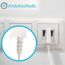 COXBOX 8 m DSL Kabel Fritzbox, Speedport, Easybox - TAE Kabel RJ45 weiß - VDSL ADSL WLAN Router-Kabel mit Twisted Pair für eine zuverlässige Verbindung (Packung mit 2)