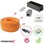 PremiumX CAT 7 Netzwerkkabel 25m LAN Kabel Duplex Kupferkabel Ethernet Datenkabel S/FTP PiMF PoE Eca Kat7 Verlegekabel Installationskabel für müheloses Verlegen