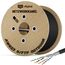 HB-DIGITAL 250m CAT 7 Netzwerkkabel Outdoor LAN Kabel Verlegekabel S/FTP AWG23 doppelt geschirmt PiMF reines Kupfer max 10Gbit/s Netzwerk Installation Ethernet Datenkabel für Außenbereich - Schwarz
