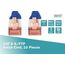 DIGITUS LAN Kabel Cat 6 - 1m - 10 Stück - RJ45 Netzwerkkabel - S/FTP Geschirmt - Kompatibel zu Cat6A und Cat7 - Blau