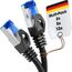 KabelDirekt Netzwerkkabel – Überträgt maximale deutsche Glasfaser-Geschwindigkeit – Netzwerk, Ethernet Kabel, LAN & Patch Kabel – 2x 3m – In 0,25-30m – Gigabit-Netz, Router/Modem, RJ45 (silbern)