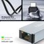 Oliveria 2.5G USB LAN Adapter, 2-IN-1 USB-C Ethernet Verkabelter Netzwerkadapter 100/1000/2500Mbps LAN Adapter für iPad, iPhone, MacBook, Tablet