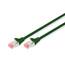 DIGITUS LAN Kabel Cat 6 - 5m - RJ45 Netzwerkkabel - S/FTP Geschirmt - Kompatibel zu Cat6A und Cat7 - Grün