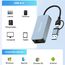 Oliveria 2.5G USB LAN Adapter, 2-IN-1 USB-C Ethernet Verkabelter Netzwerkadapter 100/1000/2500Mbps LAN Adapter für iPad, iPhone, MacBook, Tablet