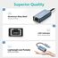Loydia USB C auf Ethernet Adapter, USB 3.0 auf RJ45 1000Mbps Gigabit LAN Adapter kompatibel für iPhone 15