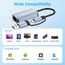 Obllemn USB C auf Ethernet Adapter, LAN Adapter 3.0, RJ45 Gigabit Ethernet LAN 1000 Mbps Netzwerkadapter, USB Ethernet Adapter 10/100/1000Mbps für Laptop, PC mit Windows XP, Vista, Linux, Mac