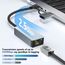 Oliveria 2.5G USB LAN Adapter, 2-IN-1 USB-C Ethernet Verkabelter Netzwerkadapter 100/1000/2500Mbps LAN Adapter für iPad, iPhone, MacBook, Tablet