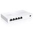 Tenda 5-Port Switch 2.5 Gigabit Unmanaged Netzwerk Switch 2.5 Gbit LAN Switch (Plug-and-Play Ethernet Switch, Lüfterlos, Wandmontage, Ideal für 2,5G NAS, Server, WiFi 6/7 AP, Gaming-PC)(SE105)