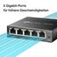 TP-Link TL-SG105E 5-Ports Gigabit Easy Smart Managed Netzwerk Switch(Plug-and-Play,Metallgehäuse, QoS, IGMP-Snooping,LAN Verteiler, zentrales Management, energieeffizient)