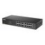 D-Link DGS-1016D Gigabit Switch (16 Ports, 10/100/1000 Mbit/s, einfache Plug & Play-Installation, lüfterlos), Schwarz, Metallisch