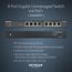 NETGEAR 8-Port Gigabit Ethernet Unmanaged Essentials PoE+ Switch (GS308PP): mit 8 x PoE+ bei 83 W, Desktop- oder Wandbefestigung