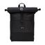 Ela Mo® Rolltop Rucksack Damen - Rollrucksack Anti Diebstahl für Sport & Reisen - Laptoprucksack für Schule, Uni, Business - Mit USB Anschluss & kompaktem Flaschenhalter - Black Reflective