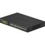 NETGEAR GS324P 24 Port Gigabit Ethernet LAN PoE Switch (mit 16x PoE+ 190W, Plug-and-Play Netzwerk Switch, Desktop oder 19 Zoll Rack-Montage, energieeffizient, Robustes Metallgehäuse), schwarz