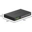 NETGEAR GS324P 24 Port Gigabit Ethernet LAN PoE Switch (mit 16x PoE+ 190W, Plug-and-Play Netzwerk Switch, Desktop oder 19 Zoll Rack-Montage, energieeffizient, Robustes Metallgehäuse), schwarz