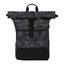 Ela Mo® Rolltop Rucksack Damen - Rollrucksack Anti Diebstahl für Sport & Reisen - Laptoprucksack für Schule, Uni, Business - Mit USB Anschluss & kompaktem Flaschenhalter - Dots