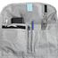 Ela Mo® Rolltop Rucksack Damen - Rollrucksack Anti Diebstahl für Sport & Reisen - Laptoprucksack für Schule, Uni, Business - Mit USB Anschluss & kompaktem Flaschenhalter - Denim Paisley