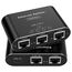 PVBCTCSID LAN Splitter 1 Auf 4 1000Mbps Gigabit Ethernet Splitter 1 In 4 Out Ethernet Switch 4 Port RJ45 Netzwerk LAN Kabel Verteiler für Computer, Laptop, Switch, Hub, Router, Digital TV, Et