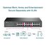 TP-Link TL-SG1024DE 24 Port Gigabit Netzwerk Managed Switch (Rackmount, 24*RJ-45 Ports, Metallgehäuse, IGMP-Snooping, Plug-und-Play, schwarz
