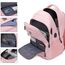 marcello Rucksack Damen,Laptop Rucksäcke mit USB-Ladeanschluss für Arbeit Schule Uni Schulrucksack für Jungen Teenager mit Laptopfach & Anti Diebstahl Tasche (Kirschblütenrosa, 15,6 Zoll)