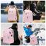 marcello Rucksack Damen,Laptop Rucksäcke mit USB-Ladeanschluss für Arbeit Schule Uni Schulrucksack für Jungen Teenager mit Laptopfach & Anti Diebstahl Tasche (Kirschblütenrosa, 15,6 Zoll)
