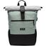 Ela Mo Rucksack Damen - Rolltop schön u. durchdacht - Laptop Rucksäcke für Frauen - Anti Diebstahl Tasche für Schule, Uni, Business (Mintgrey)