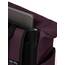 Ela Mo® Rolltop Rucksack Damen - Rollrucksack Anti Diebstahl für Sport & Reisen - Laptoprucksack für Schule, Uni, Business - Mit USB Anschluss & kompaktem Flaschenhalter - Plum Reflective