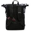 Ela Mo® Rolltop Rucksack Damen - Rollrucksack Anti Diebstahl für Sport & Reisen - Laptoprucksack für Schule, Uni, Business - Mit USB Anschluss & kompaktem Flaschenhalter - Nightrose