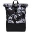Ela Mo® Rolltop Rucksack Damen - Rollrucksack Anti Diebstahl für Sport & Reisen - Laptoprucksack für Schule, Uni, Business - Mit USB Anschluss & kompaktem Flaschenhalter - Nightrose