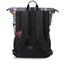Ela Mo® Rolltop Rucksack Damen - Rollrucksack Anti Diebstahl für Sport & Reisen - Laptoprucksack für Schule, Uni, Business - Mit USB Anschluss & kompaktem Flaschenhalter - Tropical Heat