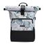 Ela Mo Rucksack Damen - Rolltop schön u. durchdacht - Laptop Rucksäcke für Frauen - Anti Diebstahl Tasche für Schule, Uni, Business (Waterleaf Gold)