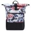 Ela Mo® Rolltop Rucksack Damen - Rollrucksack Anti Diebstahl für Sport & Reisen - Laptoprucksack für Schule, Uni, Business - Mit USB Anschluss & kompaktem Flaschenhalter - Bloom!