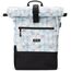 Ela Mo® Rolltop Rucksack Damen - Rollrucksack Anti Diebstahl für Sport & Reisen - Laptoprucksack für Schule, Uni, Business - Mit USB Anschluss & kompaktem Flaschenhalter - Pastell