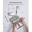 OrgaWise Kabeltasche Kabelorganizer Reisen Kabel Etui Elektronik Zubehör Organizer Tasche Universaltasche für Bag Accessories Handy Ladekabel, Powerbank, USB Sticks (RH2219C-Grau)