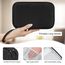 Skycase Kabeltasche, Elektronikzubehör Tasche Kabel Organizer Tasche, Tragbare Kabelorganizer Tasche Doppelte Reisen Kabel Bag,Travel Essentials Tech Pouch Bag For Elektronische Accessoires(Schwarz)